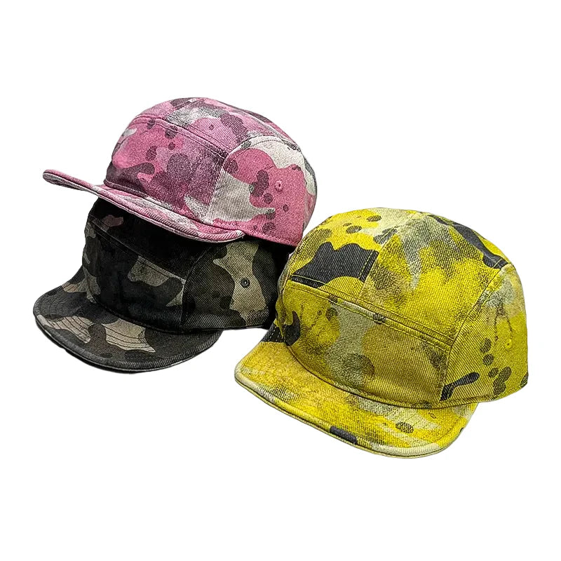 Keeney Camouflage 5-Panel Baseball Cap - Urban Caps