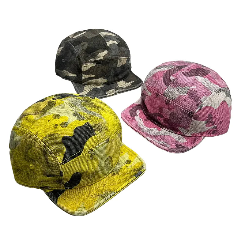 Keeney Camouflage 5-Panel Baseball Cap - Urban Caps