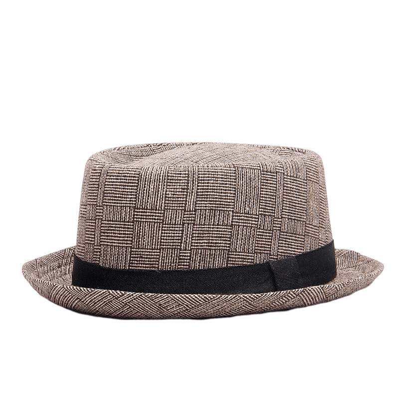 Kenhof Linen Porkpie Hat - Timeless Linen Porkpie Hat For Polished Casual Looks Today
