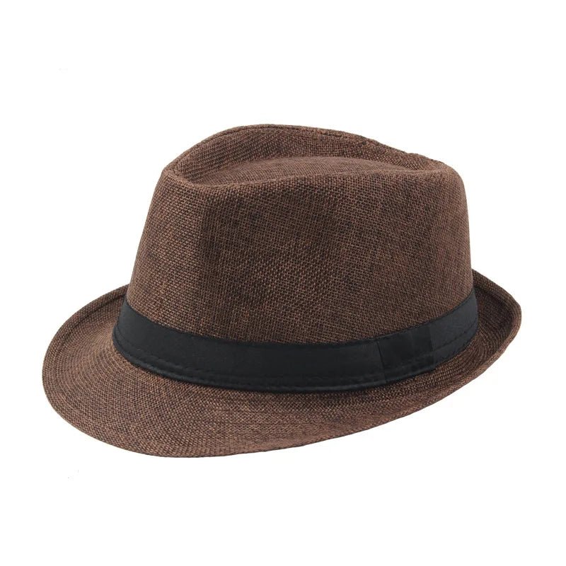 Kent Marbled Trilby Hat – Textured Adjustable Classic Fedora