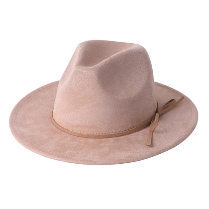 Kessel Suede Fedora Hat - Classic Vegan Suede And Cotton Fedora With Timeless Silhouette