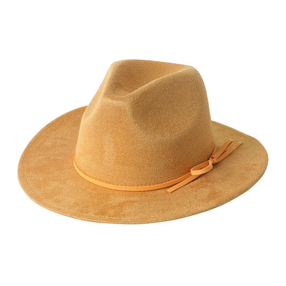 Kessel Suede Fedora Hat - Classic Vegan Suede And Cotton Fedora With Timeless Silhouette