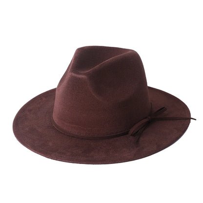 Kessel Suede Fedora Hat - Classic Vegan Suede And Cotton Fedora With Timeless Silhouette