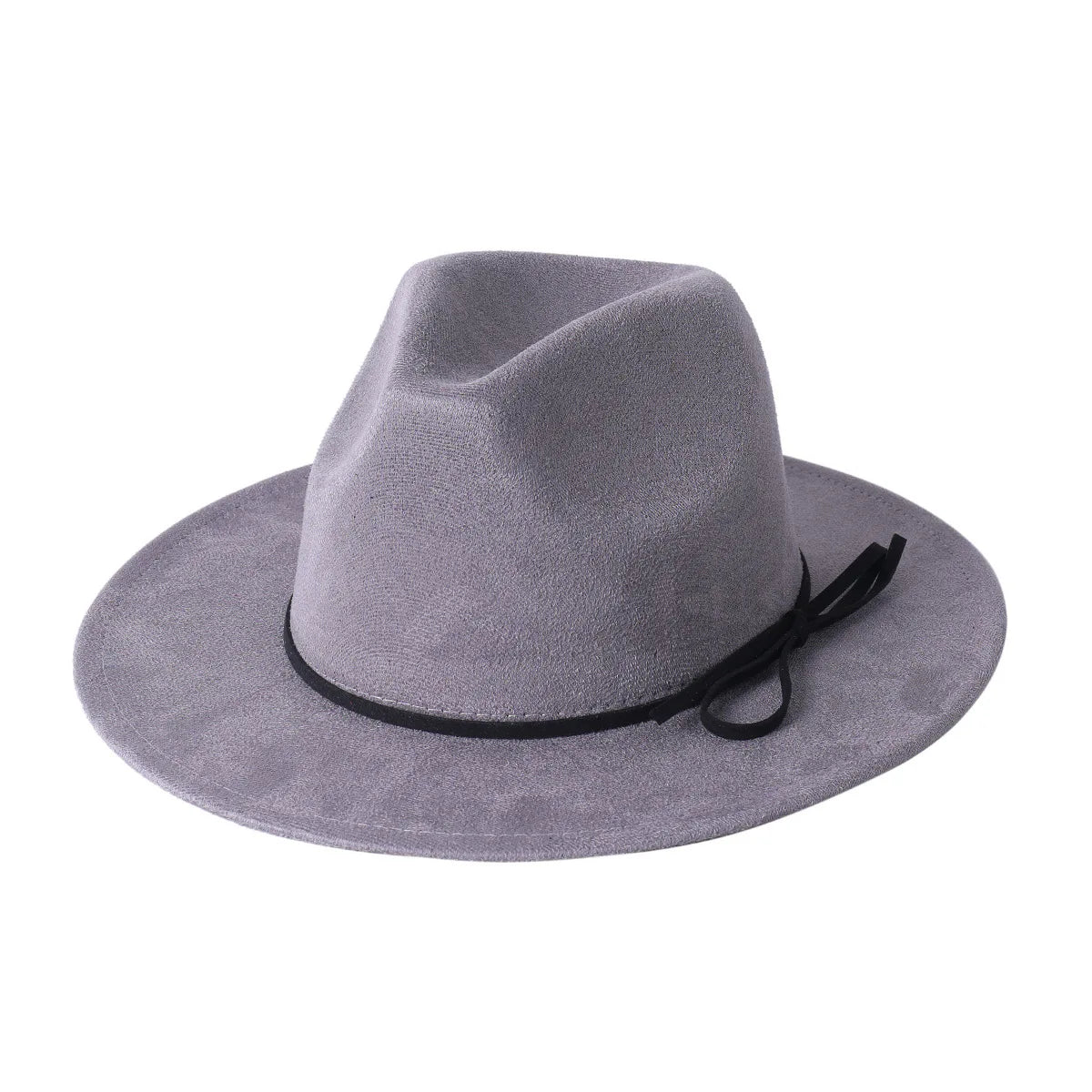 Kessel Suede Fedora Hat - Classic Vegan Suede And Cotton Fedora With Timeless Silhouette
