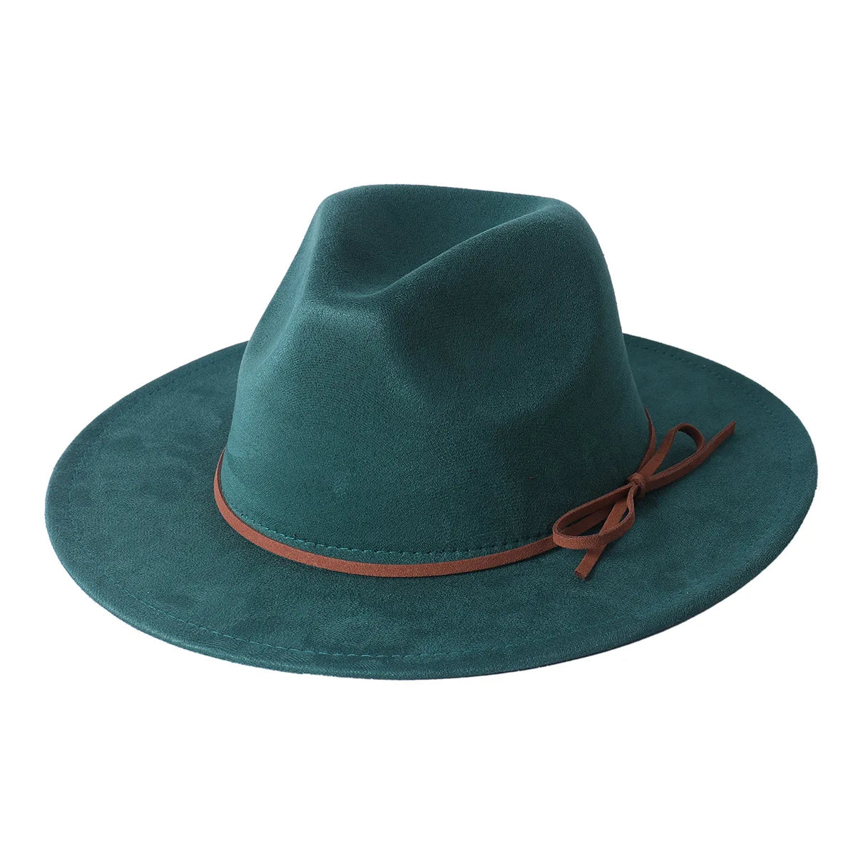 Kessel Suede Fedora Hat - Classic Vegan Suede And Cotton Fedora With Timeless Silhouette
