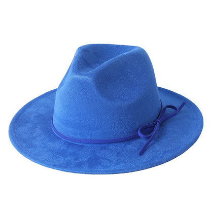 Kessel Suede Fedora Hat - Classic Vegan Suede And Cotton Fedora With Timeless Silhouette