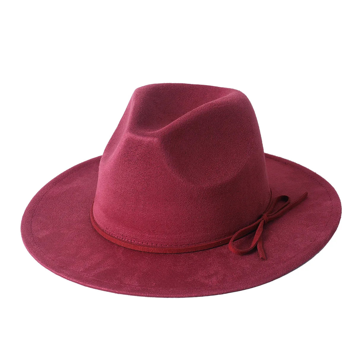 Kessel Suede Fedora Hat - Classic Vegan Suede And Cotton Fedora With Timeless Silhouette