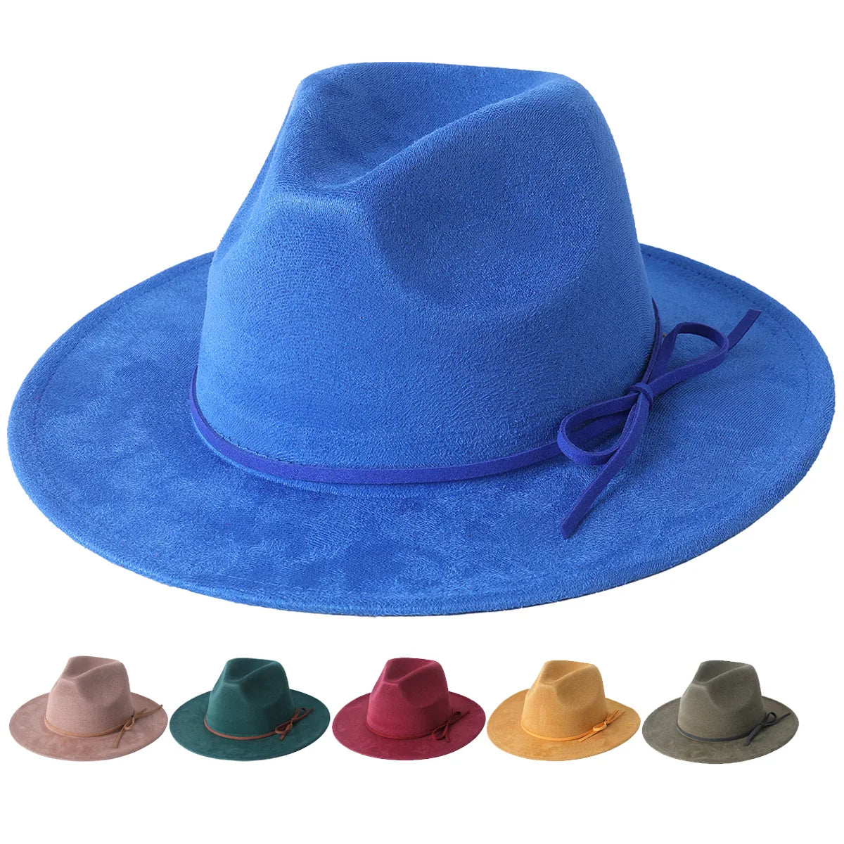 Kessel Suede Fedora Hat - Classic Vegan Suede And Cotton Fedora With Timeless Silhouette