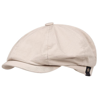 Kimber Cotton Newsboy Cap - Timeless Cotton Newsboy Cap With Classic Casual Style