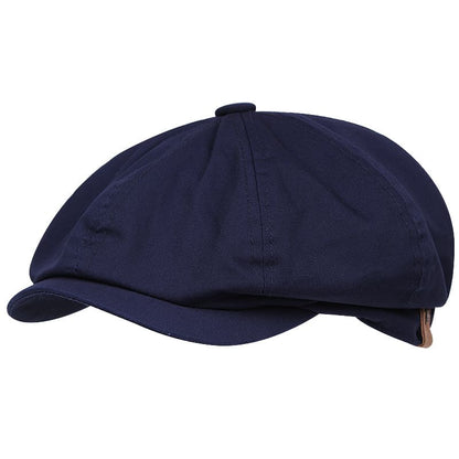 Kimber Cotton Newsboy Cap - Timeless Cotton Newsboy Cap With Classic Casual Style