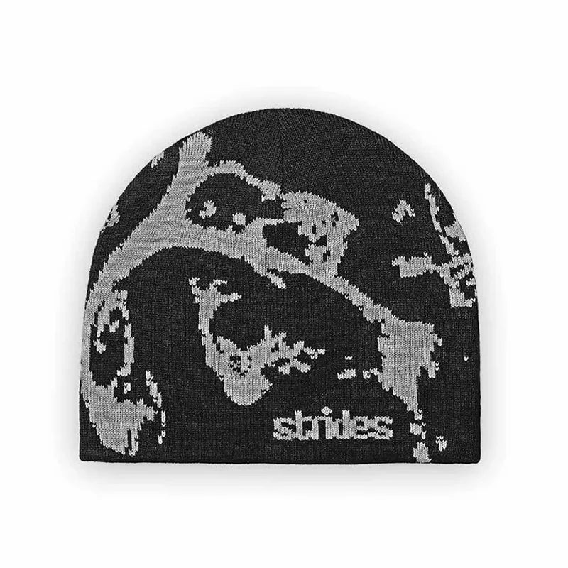 Korean Strides Splatter Winter Beanie - Urban Caps