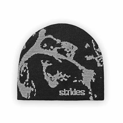 Korean Strides Splatter Winter Beanie - Urban Caps
