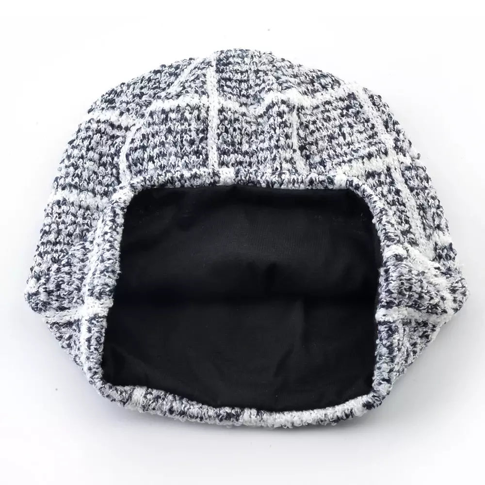Kungs Plaid Knitted Cotton Beanie - Urban Caps