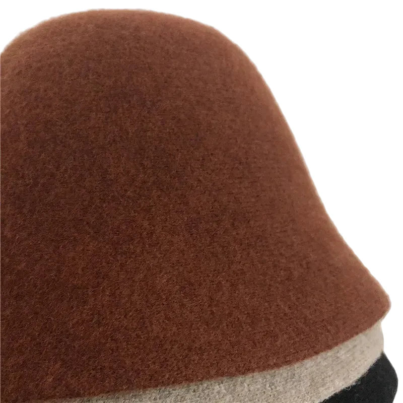 Reboux Women Retro Wool Cloche Hat - Timeless Vintage Style For Cold Weather And Warmth