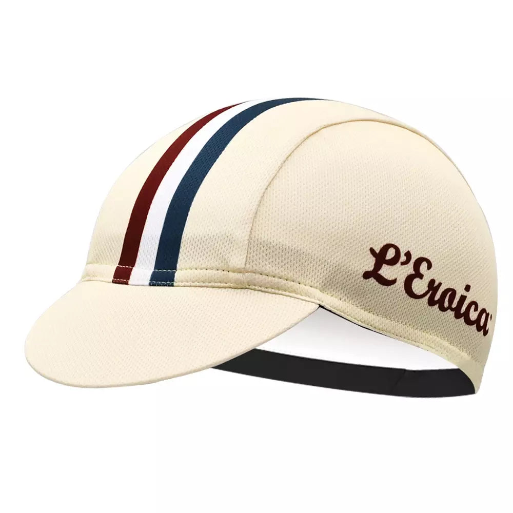L'Eroica Classic Cycling Cap Crafted In Soft Acrylic With Adjustable Fit