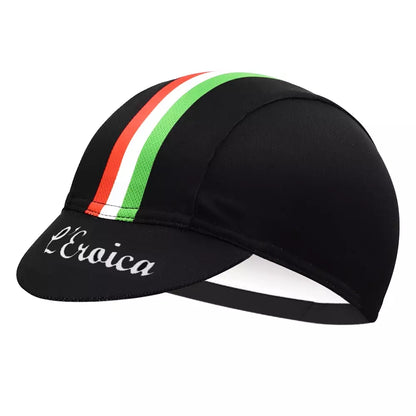L'Eroica Classic Cycling Cap Crafted In Soft Acrylic With Adjustable Fit