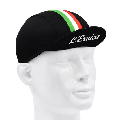 L'Eroica Classic Cycling Cap Crafted In Soft Acrylic With Adjustable Fit