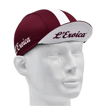 L'Eroica Classic Cycling Cap Crafted In Soft Acrylic With Adjustable Fit