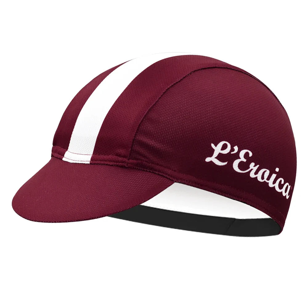 L'Eroica Classic Cycling Cap Crafted In Soft Acrylic With Adjustable Fit