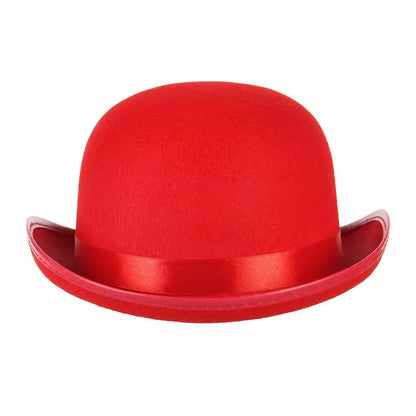 La Rochette Vintage Bowler Hat Cotton Acrylic Blend Classic Streetwear
