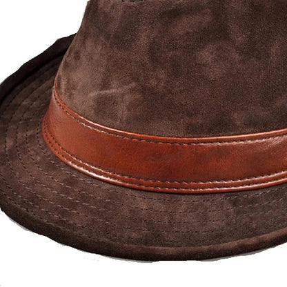 Lamarck Nubuck Trilby - Leather Hat