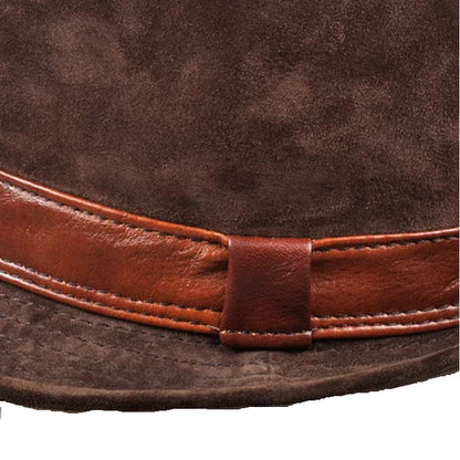 Lamarck Nubuck Trilby - Leather Hat