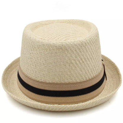 Lambert Porkpie Hat – Lightweight Summer Straw Fedora Style