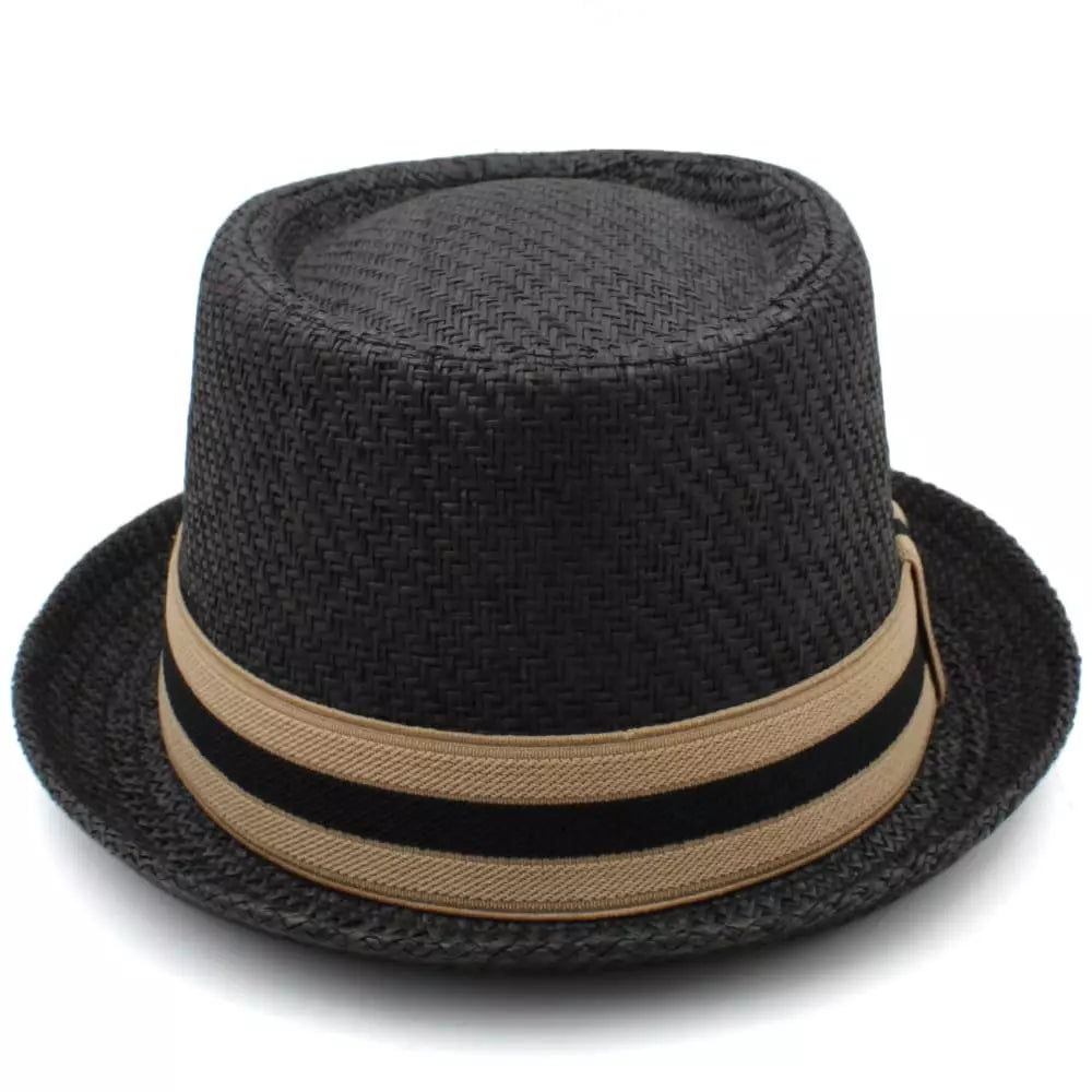 Lambert Porkpie Hat – Lightweight Summer Straw Fedora Style