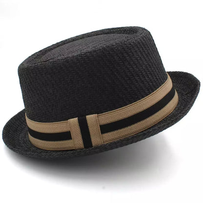 Lambert Porkpie Hat – Lightweight Summer Straw Fedora Style