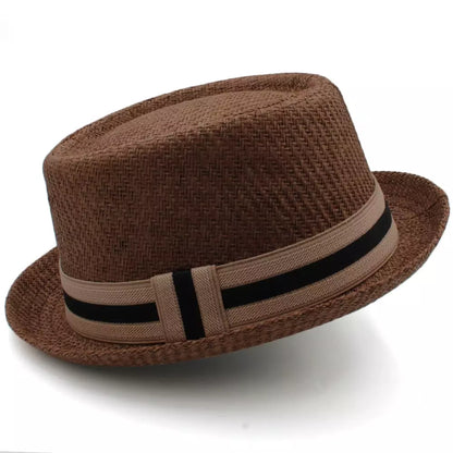 Lambert Porkpie Hat – Lightweight Summer Straw Fedora Style