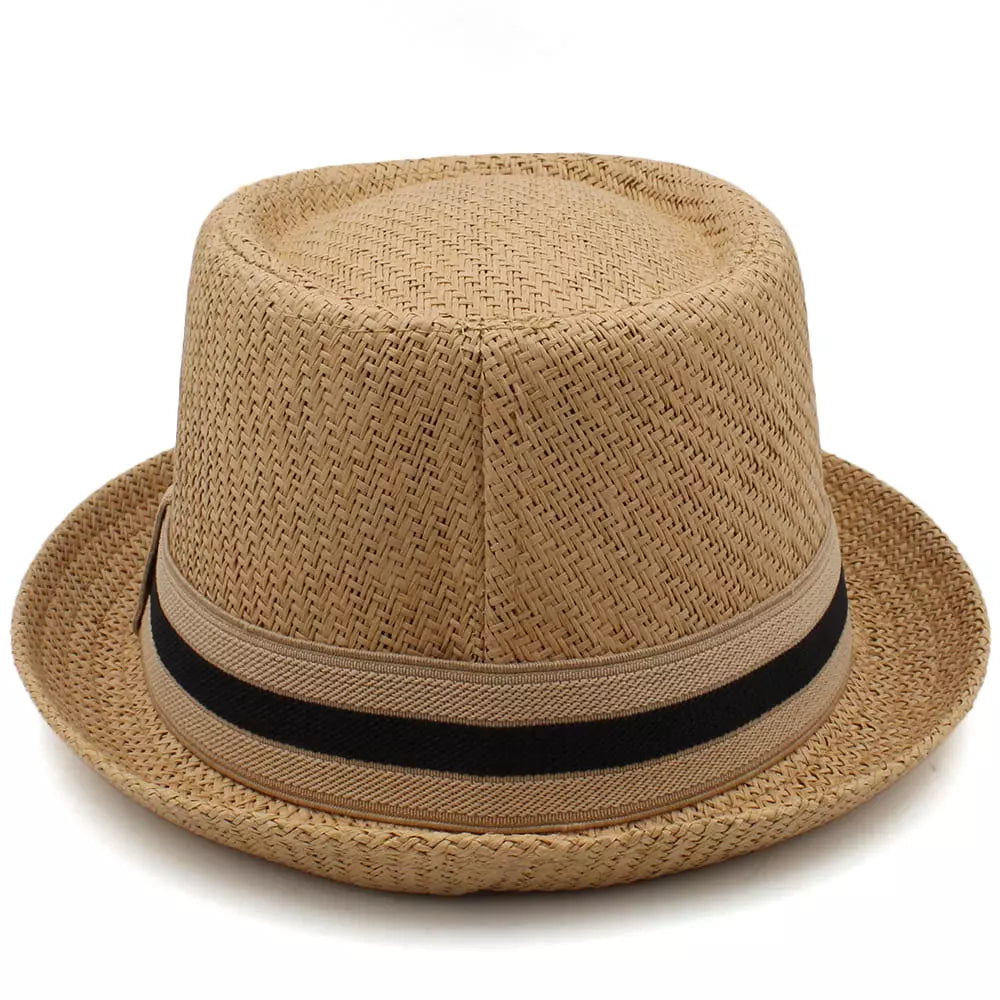 Lambert Porkpie Hat – Lightweight Summer Straw Fedora Style