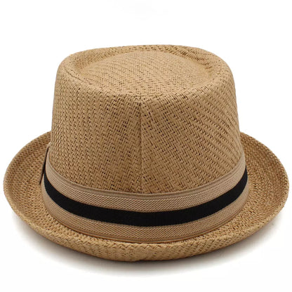 Lambert Porkpie Hat – Lightweight Summer Straw Fedora Style
