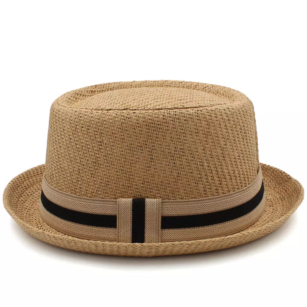 Lambert Porkpie Hat – Lightweight Summer Straw Fedora Style