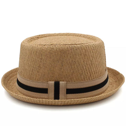 Lambert Porkpie Hat – Lightweight Summer Straw Fedora Style