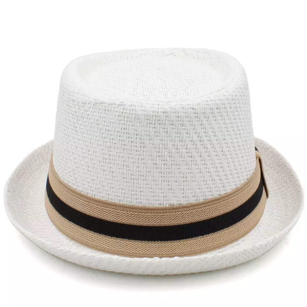 Lambert Porkpie Hat – Lightweight Summer Straw Fedora Style