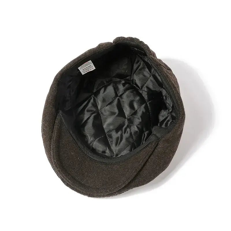 Lancashire Patchwork Flat Cap - Cotton Patchwork Pattern Cap For Classic Timeless Style