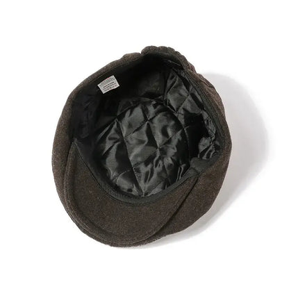 Lancashire Patchwork Flat Cap - Cotton Patchwork Pattern Cap For Classic Timeless Style