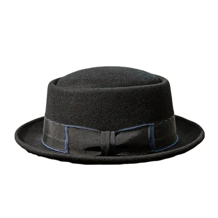 Lancashire Vintage Wool Porkpie Hat - Scottish Wool For Casual And Smart Outfits