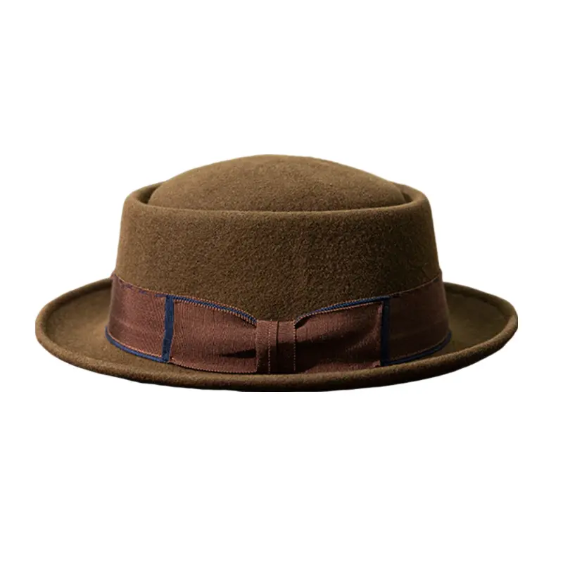 Lancashire Vintage Wool Porkpie Hat - Scottish Wool For Casual And Smart Outfits