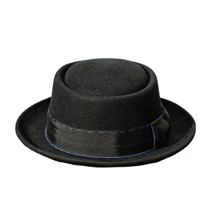 Lancashire Vintage Wool Porkpie Hat - Scottish Wool For Casual And Smart Outfits