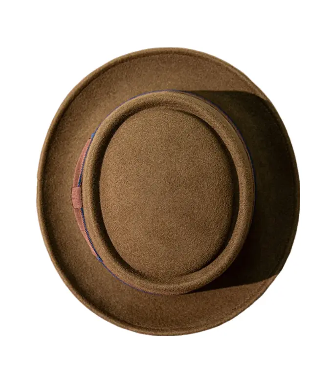 Lancashire Vintage Wool Porkpie Hat - Scottish Wool For Casual And Smart Outfits