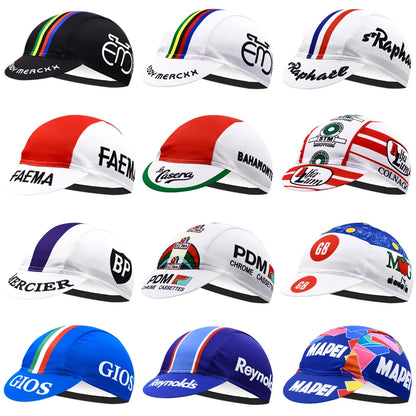 Le Tour Retro Cycling Cap Breathable Quick Dry Acrylic Fabric For Comfort