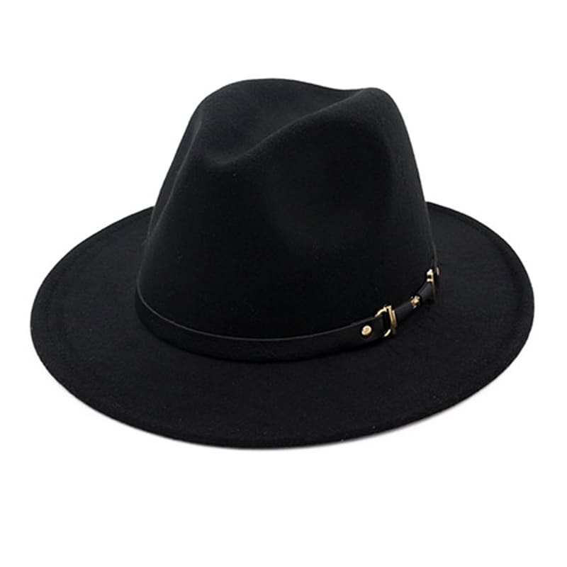Le Bon Classic Fedora Hat - Cotton Classic Fedora With Plain Pattern For Casual Looks