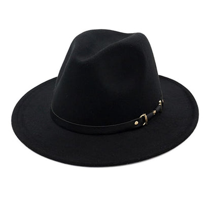 Le Bon Classic Fedora Hat - Cotton Classic Fedora With Plain Pattern For Casual Looks