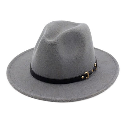 Le Bon Classic Fedora Hat - Cotton Classic Fedora With Plain Pattern For Casual Looks