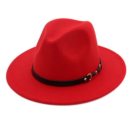 Le Bon Classic Fedora Hat - Cotton Classic Fedora With Plain Pattern For Casual Looks