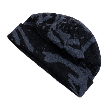 Leith Camouflage Knitted Beanie – Stretch Fit Winter Warm Hat