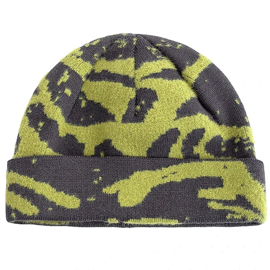 Leith Camouflage Knitted Beanie – Stretch Fit Winter Warm Hat