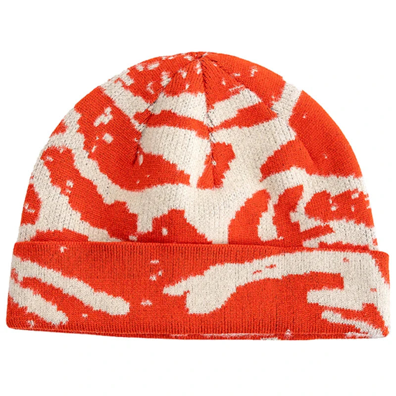 Leith Camouflage Knitted Beanie – Stretch Fit Winter Warm Hat