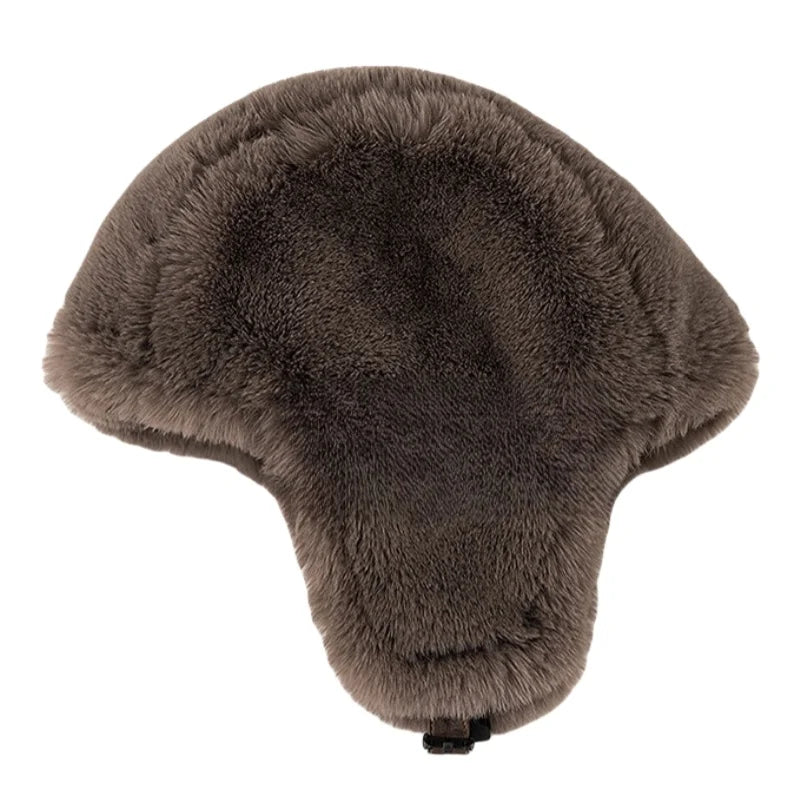 Leningrad Winter Trapper Hat – Leather Fur Lined Windproof Hat